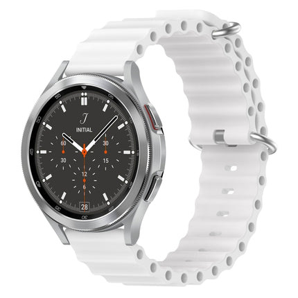 20mm Ocean Style Silicone Solid Color Watch Band, For Samsung  Galaxy Watch 4 Classic 46mm, For Samsung Galaxy Watch Active 2 40mm