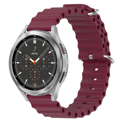 20mm Ocean Style Silicone Solid Color Watch Band, For Samsung  Galaxy Watch 4 Classic 46mm, For Samsung Galaxy Watch Active 2 40mm