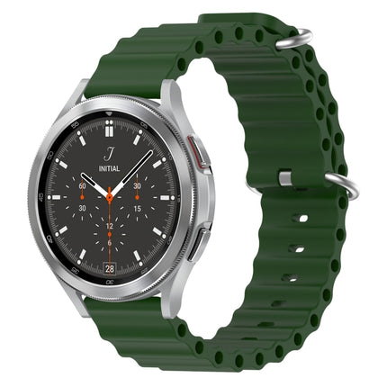 20mm Ocean Style Silicone Solid Color Watch Band, For Samsung  Galaxy Watch 4 Classic 46mm, For Samsung Galaxy Watch Active 2 40mm