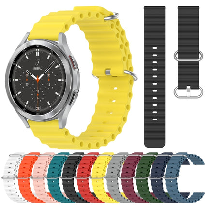 20mm Ocean Style Silicone Solid Color Watch Band, For Samsung  Galaxy Watch 4 Classic 46mm, For Samsung Galaxy Watch Active 2 40mm