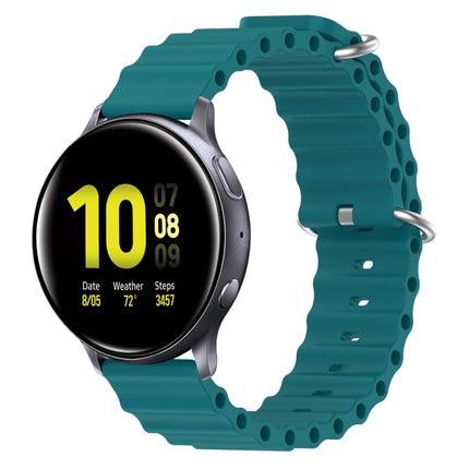 20mm Ocean Style Silicone Solid Color Watch Band, For Samsung  Galaxy Watch 4 Classic 46mm, For Samsung Galaxy Watch Active 2 40mm