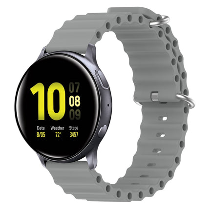 20mm Ocean Style Silicone Solid Color Watch Band, For Samsung  Galaxy Watch 4 Classic 46mm, For Samsung Galaxy Watch Active 2 40mm