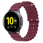 For Samsung Galaxy Watch Active 2 40mm / Wine Red