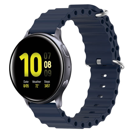 20mm Ocean Style Silicone Solid Color Watch Band, For Samsung  Galaxy Watch 4 Classic 46mm, For Samsung Galaxy Watch Active 2 40mm