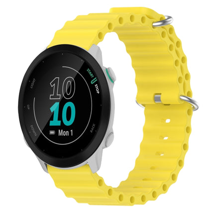 20mm Ocean Style Silicone Solid Color Watch Band, For Garmin Forerunner 55, For Garmin Venu