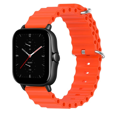20mm Ocean Style Silicone Solid Color Watch Band, For Amazfit GTS 3, For Amazfit GTS 2E
