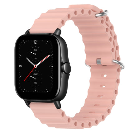 20mm Ocean Style Silicone Solid Color Watch Band, For Amazfit GTS 3, For Amazfit GTS 2E