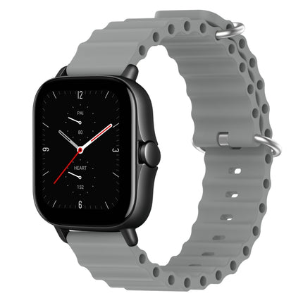 20mm Ocean Style Silicone Solid Color Watch Band, For Amazfit GTS 3, For Amazfit GTS 2E