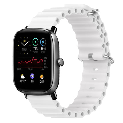 20mm Ocean Style Silicone Solid Color Watch Band, For Amazfit GTS 2 Mini, For Amazfit GTS 2