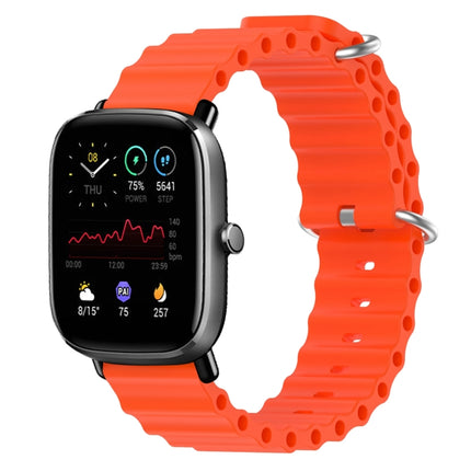 20mm Ocean Style Silicone Solid Color Watch Band, For Amazfit GTS 2 Mini, For Amazfit GTS 2