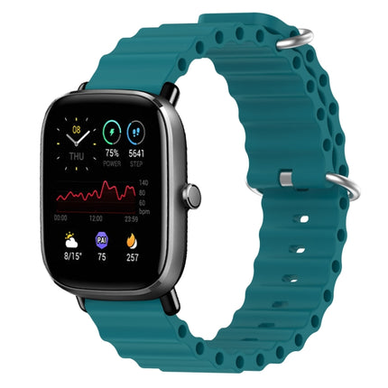 20mm Ocean Style Silicone Solid Color Watch Band, For Amazfit GTS 2 Mini, For Amazfit GTS 2