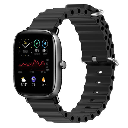 20mm Ocean Style Silicone Solid Color Watch Band, For Amazfit GTS 2 Mini, For Amazfit GTS 2