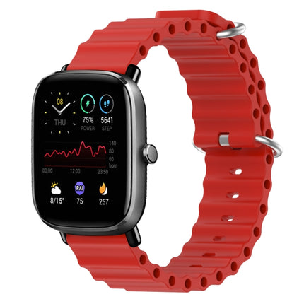 20mm Ocean Style Silicone Solid Color Watch Band, For Amazfit GTS 2 Mini, For Amazfit GTS 2