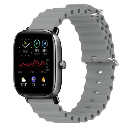 20mm Ocean Style Silicone Solid Color Watch Band, For Amazfit GTS 2 Mini, For Amazfit GTS 2