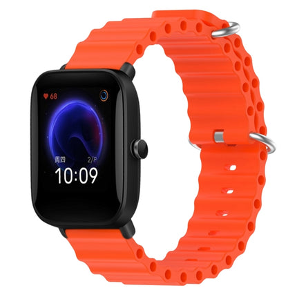 20mm Ocean Style Silicone Solid Color Watch Band, For Amazfit Pop Pro, For Amazfit Pop