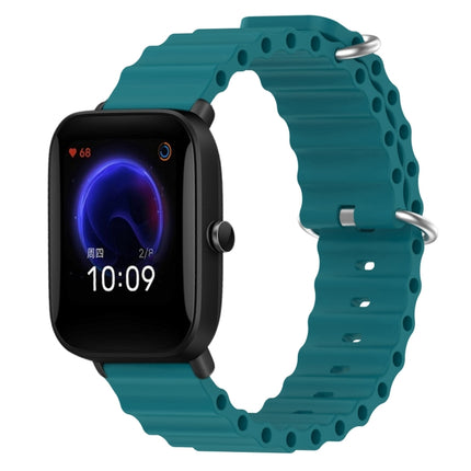 20mm Ocean Style Silicone Solid Color Watch Band, For Amazfit Pop Pro, For Amazfit Pop