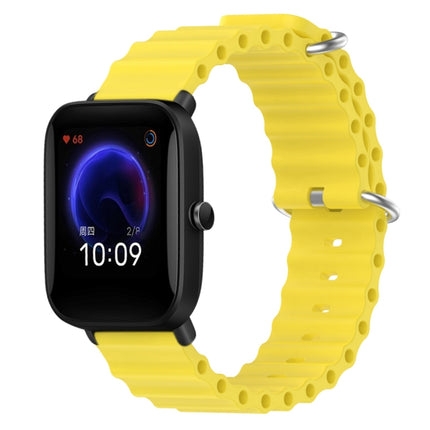 20mm Ocean Style Silicone Solid Color Watch Band, For Amazfit Pop Pro, For Amazfit Pop