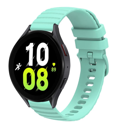 20mm Wavy Dotted Solid-Color Silicone Watch Band, For Samsung Galaxy Watch5 / 5 Pro, For Samsung Galaxy Watch4 40mm/44mm