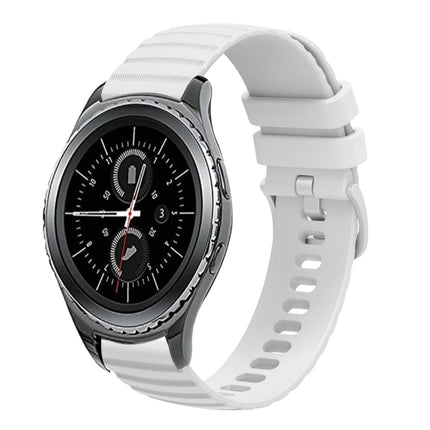20mm Wavy Dotted Solid-Color Silicone Watch Band, For Samsung Galaxy Gear S2 Classic