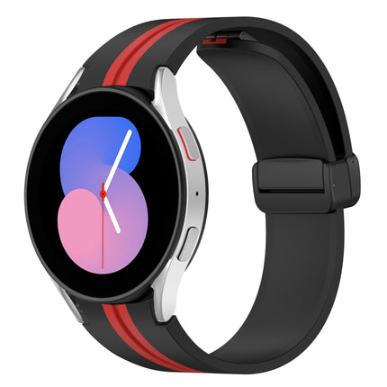 Folding Magnetic Clasp Silicone Watch Band, For Samsung Galaxy Watch 5 44mm, For Samsung Galaxy Watch 5 40mm