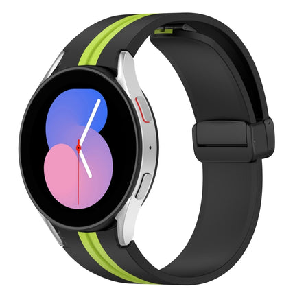 Folding Magnetic Clasp Silicone Watch Band, For Samsung Galaxy Watch 5 44mm, For Samsung Galaxy Watch 5 40mm