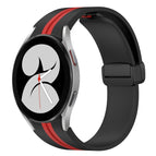 For Samsung Galaxy Watch 4 40mm / Black+Red