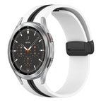 For Samsung Galaxy Watch 4 Classic 46mm / White+Black