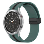 For Samsung Galaxy Watch 4 Classic 46mm / Olive Green+Black