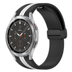 For Samsung Galaxy Watch 4 Classic 46mm / Black+White