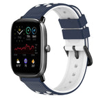 For Amazfit GTS 2 Mini / Midnight Blue + White