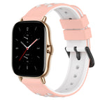 For Amazfit GTS 2 / Pink+White