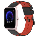 For Amazfit Pop Pro / Black+Red