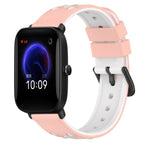 For Amazfit Pop / Pink+White