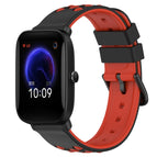For Amazfit Pop / Black+Red