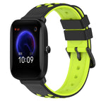 For Amazfit Pop / Black+Lime Green