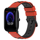 For Amazfit Pop / Red+Black
