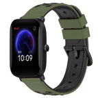 For Amazfit Pop / Army Green + Black