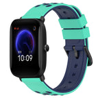 For Amazfit Pop / Lime Green+Blue