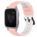 For Garmin Venu SQ / Pink+White