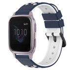 For Garmin Venu SQ / Midnight Blue + White