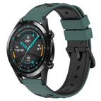 For Huawei Watch GT2 42mm / Olive Green+Black