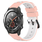 For Huawei Watch 2 / Pink+White