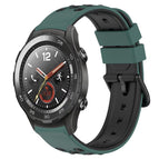 For Huawei Watch 2 / Olive Green+Black