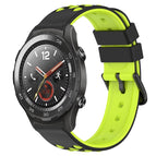For Huawei Watch 2 / Black+Lime Green