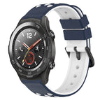 For Huawei Watch 2 / Midnight Blue + White