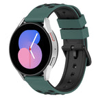 For Samsung Galaxy Watch5 44mm / Olive Green+Black
