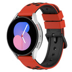 For Samsung Galaxy Watch5 40mm / Red+Black