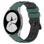 For Samsung Galaxy Watch4 40mm / Olive Green+Black