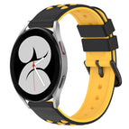 For Samsung Galaxy Watch4 40mm / Black+Yellow
