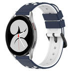 For Samsung Galaxy Watch4 40mm / Midnight Blue + White